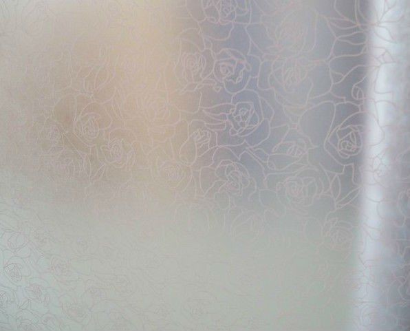 Self Adhesive Solar Window Film , Scratch - Resistant Frosted Window Cling Film